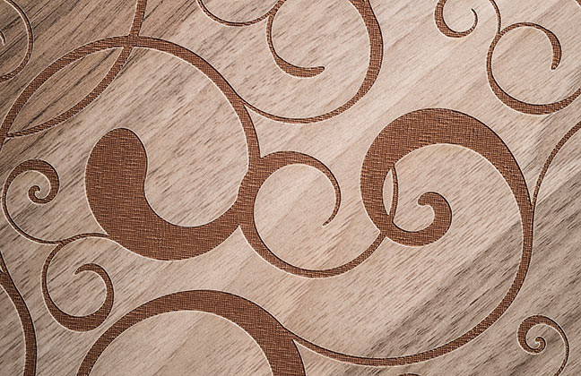 Sottobicchieri in legno inciso made in italy VES