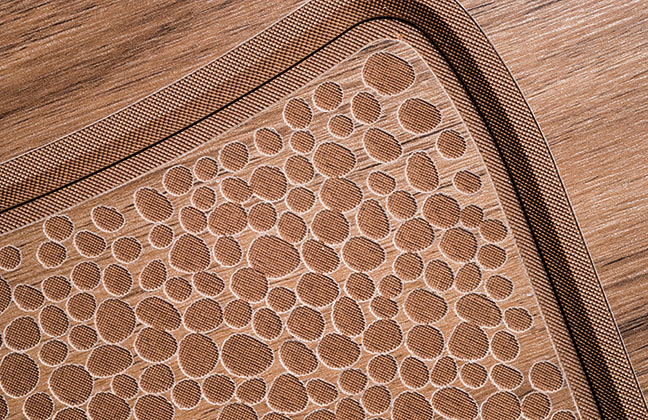 VES vassoi in legno inciso fatti in italia