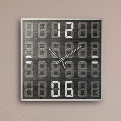 VES fine objects orologi da parete legno inciso made in Italy