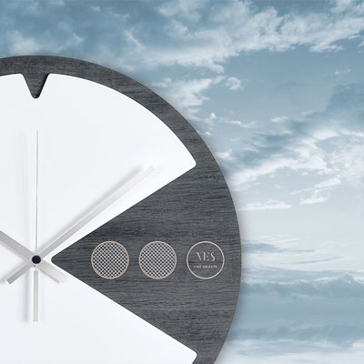 ves fine objects orologi da parete in Krion made in italy