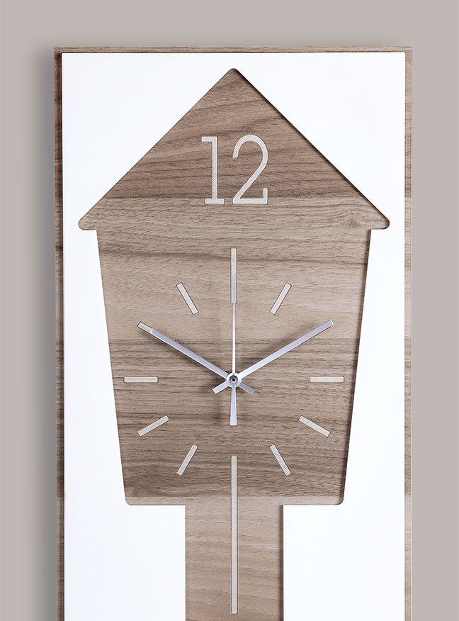 VES orologio pendolo da parete in Krion K-Life made in italy