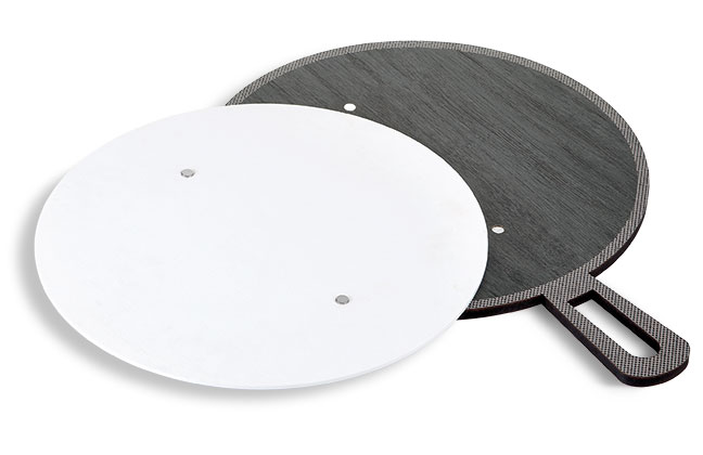 VES tagliere rotondo design moderno in Krion K-Life made in italy