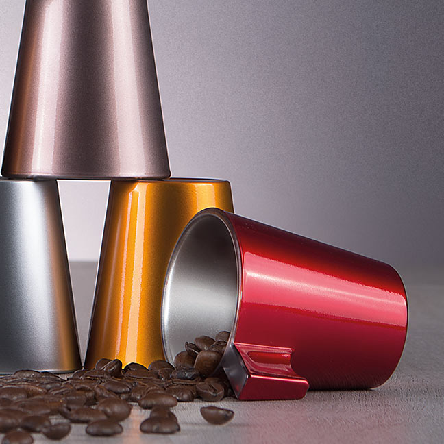 Tazzine da caffè e piattini in krion k-life design moderno made in Italy Ves Fine Objects