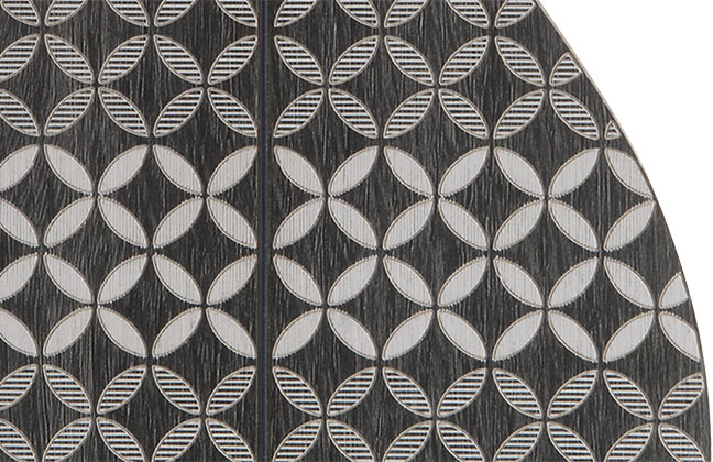 VES Fine Objects lampade design moderno in Krion K-Life e base in legno inciso made in italy